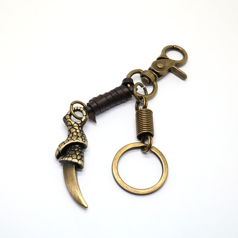 Wholesale Eagle Claw Pendant Pendant and Cowhide Keychain